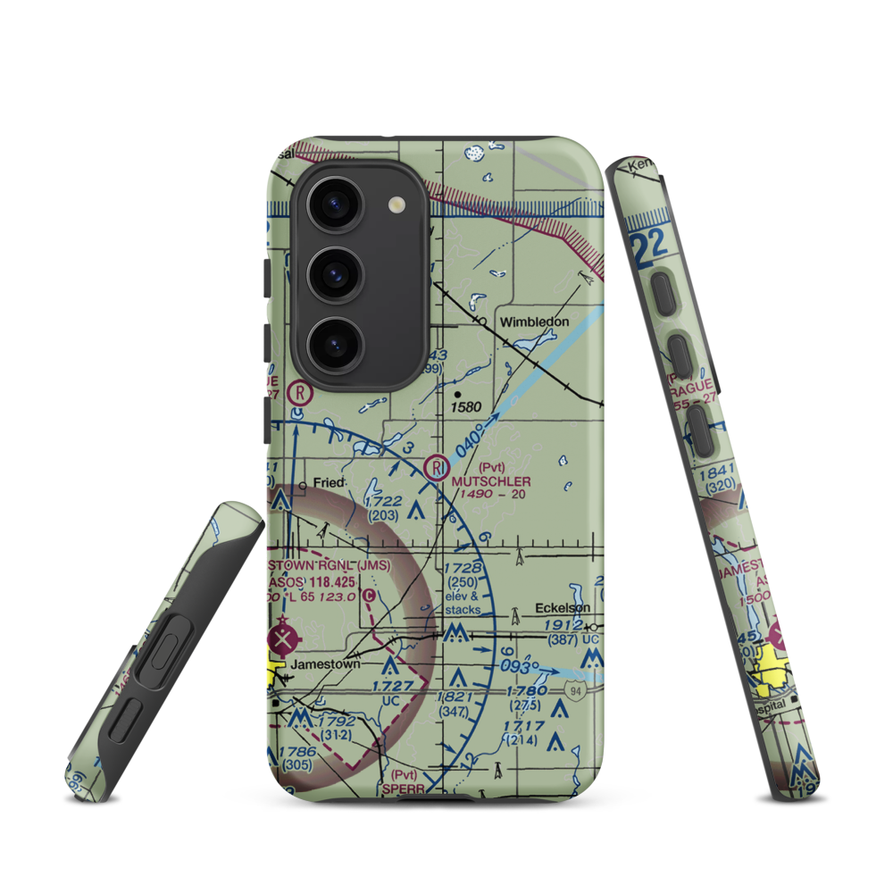 Mutschler Field (ND89) VFR Sectional Samsung Phone Case Samsung Galaxy S23 model shown