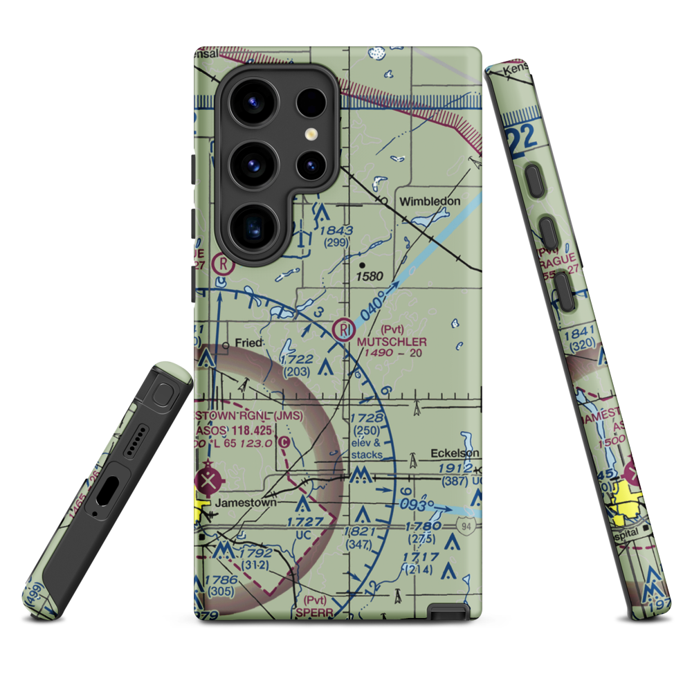 Mutschler Field (ND89) VFR Sectional Samsung Phone Case Samsung Galaxy S24 Ultra model shown