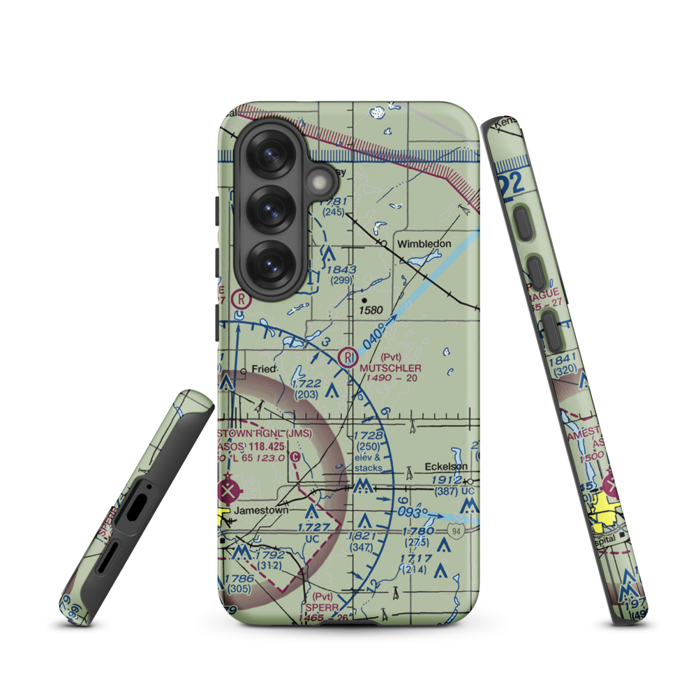 Mutschler Field (ND89) VFR Sectional Samsung Phone Case Samsung Galaxy S25 model shown