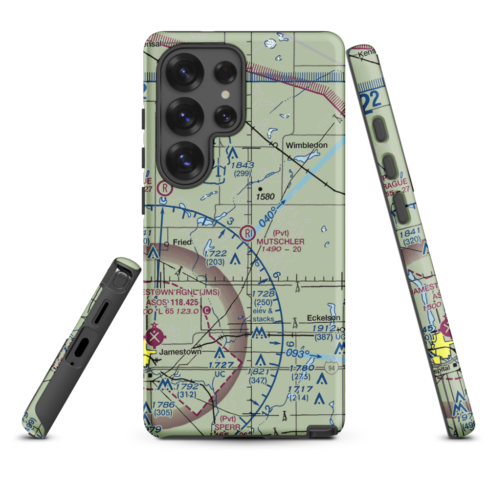 Mutschler Field (ND89) VFR Sectional Samsung Phone Case Samsung Galaxy S25 Ultra model shown