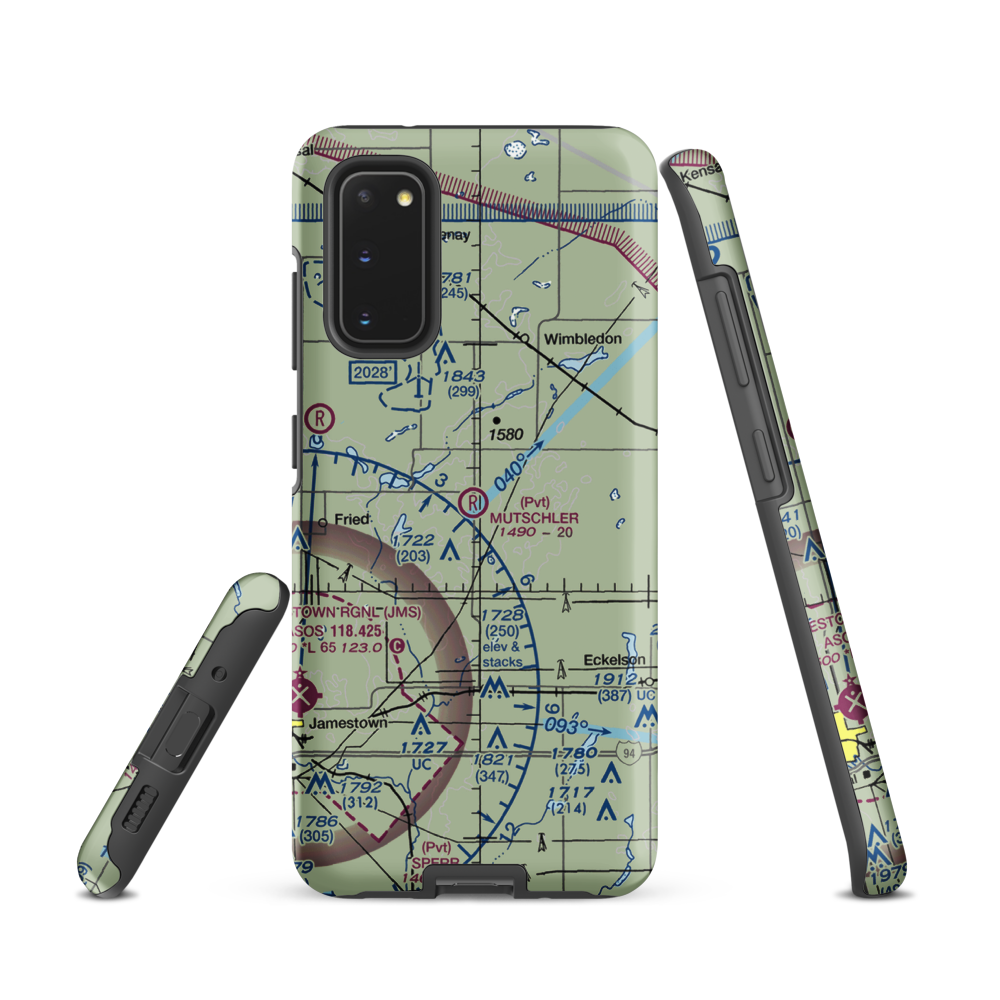 Mutschler Field (ND89) VFR Sectional Samsung Phone Case Samsung Galaxy S20 model shown