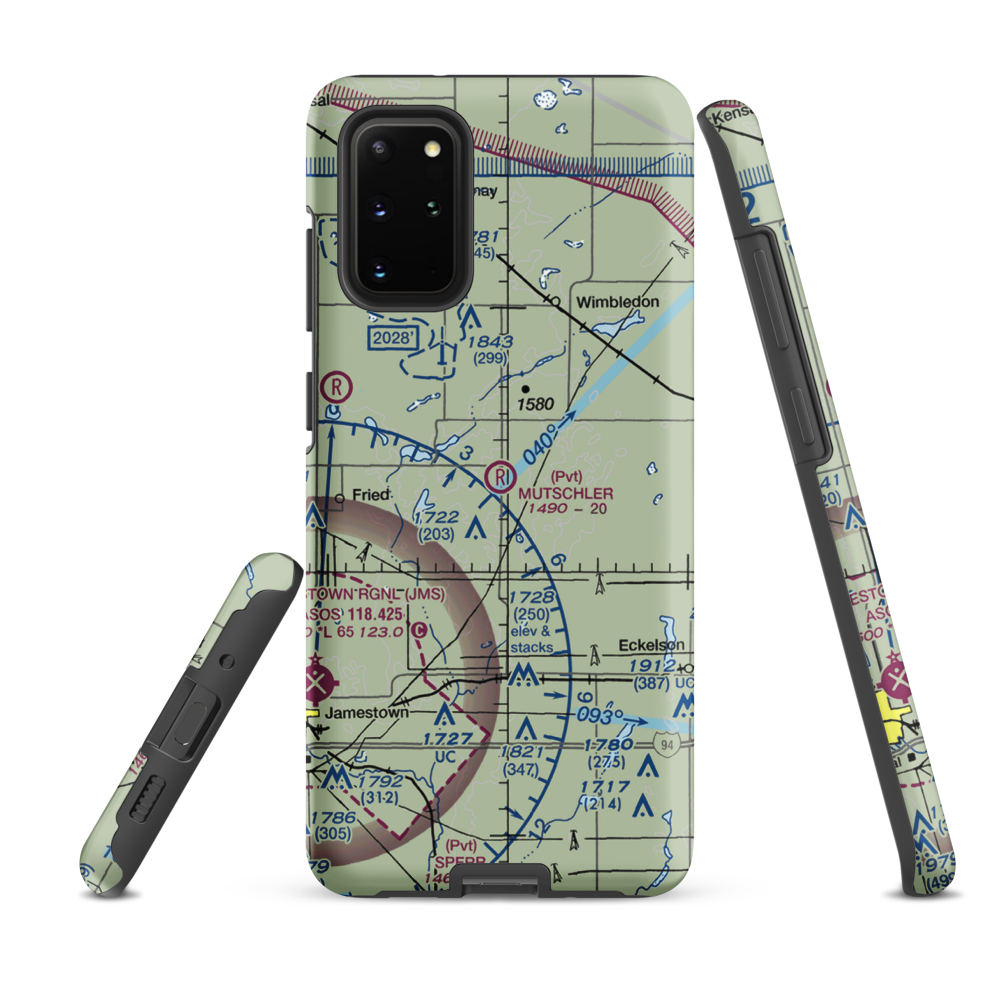 Mutschler Field (ND89) VFR Sectional Samsung Phone Case Samsung Galaxy S20 Plus model shown