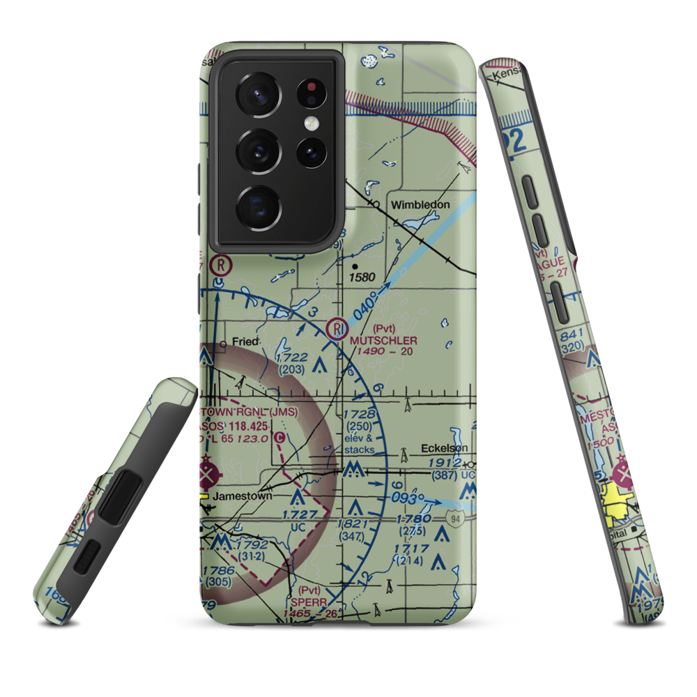 Mutschler Field (ND89) VFR Sectional Samsung Phone Case Samsung Galaxy S21 Ultra model shown