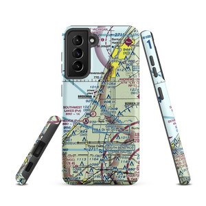 Myers Airport (MI25) VFR Sectional Samsung Phone Case
