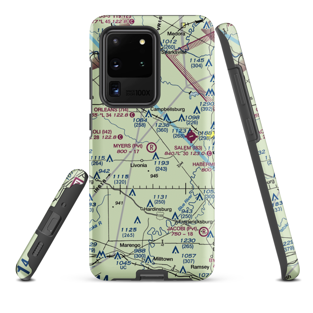 Myers Farm Airport (7IN6) VFR Sectional Samsung Phone Case Samsung Galaxy S20 Ultra model shown
