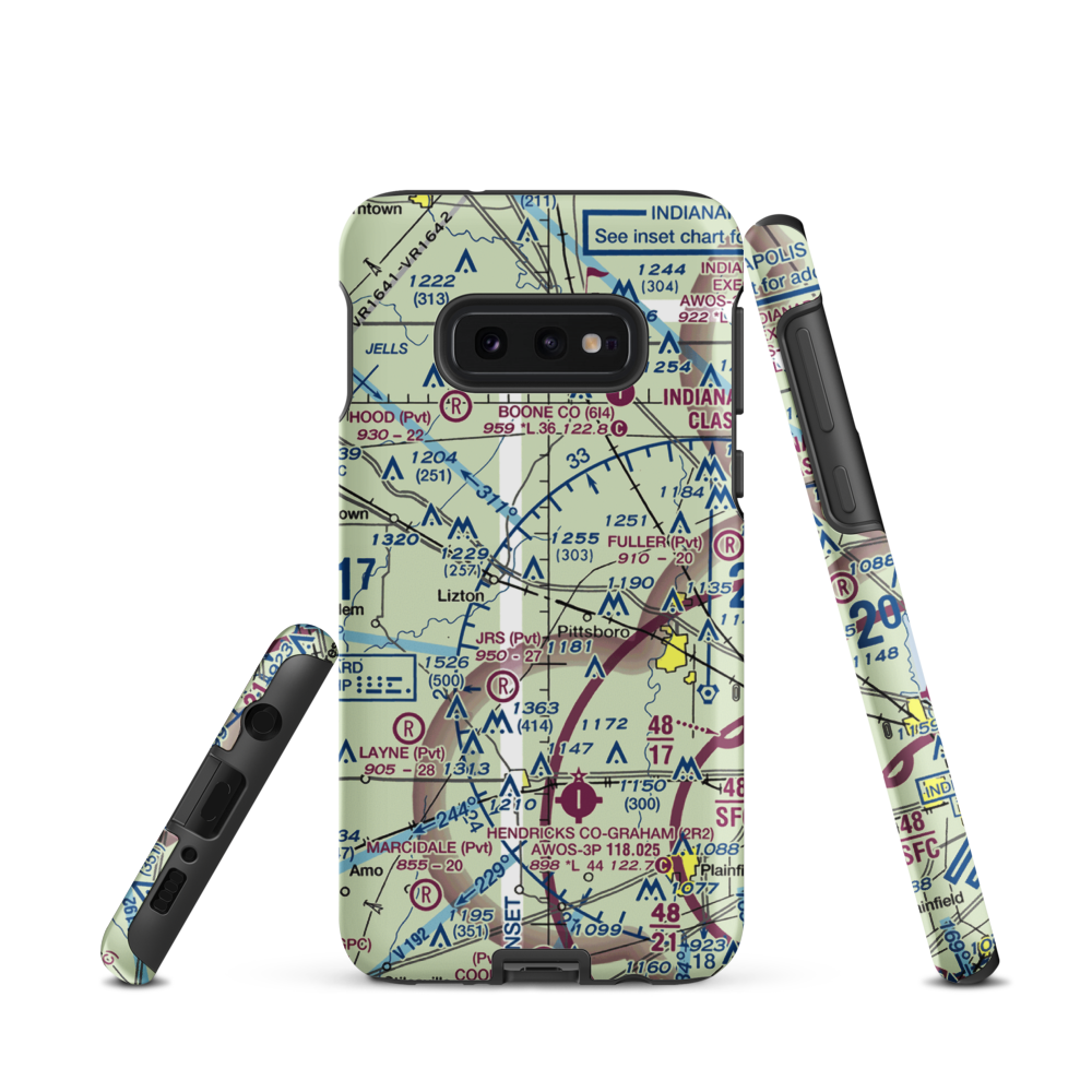 Myers Field (01II) VFR Sectional Samsung Phone Case Samsung Galaxy S10e model shown