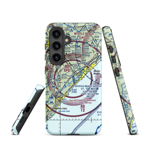 Myrtle Beach International Airport (MYR) VFR Sectional Samsung Phone Case