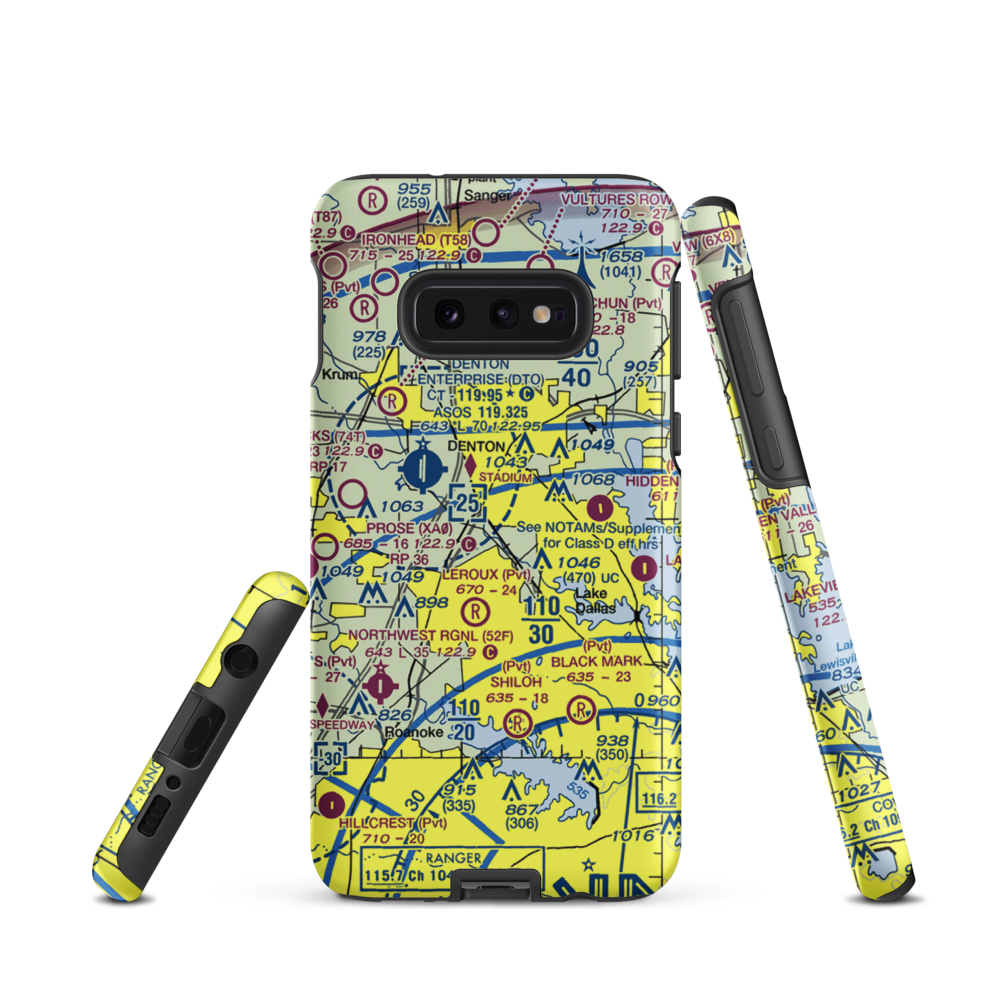 Myska Field (2TS0) VFR Sectional Samsung Phone Case Samsung Galaxy S10 Plus model shown