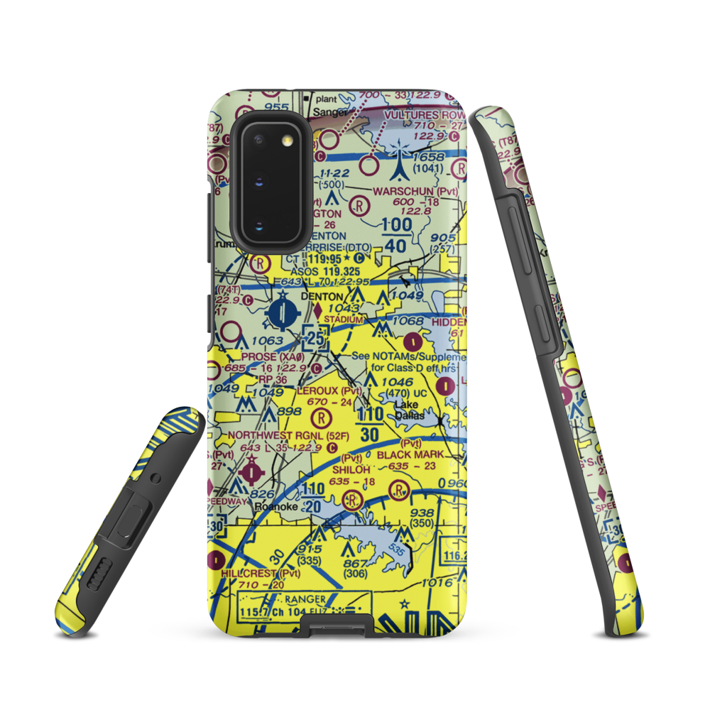 Myska Field (2TS0) VFR Sectional Samsung Phone Case Samsung Galaxy S20 model shown
