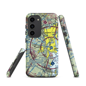 Mystery Farm Airport (RI20) VFR Sectional Samsung Phone Case