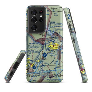 N & N Airport (49KS) VFR Sectional Samsung Phone Case