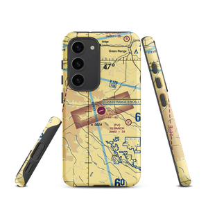 N Bar Ranch Airport (19MT) VFR Sectional Samsung Phone Case