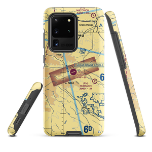 N Bar Ranch Airport (19MT) VFR Sectional Samsung Phone Case