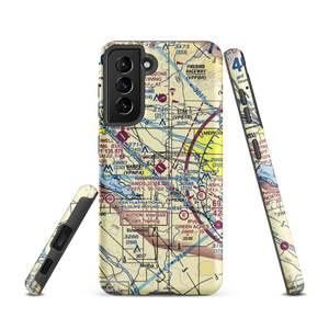 Nampa Municipal Airport (MAN) VFR Sectional Samsung Phone Case