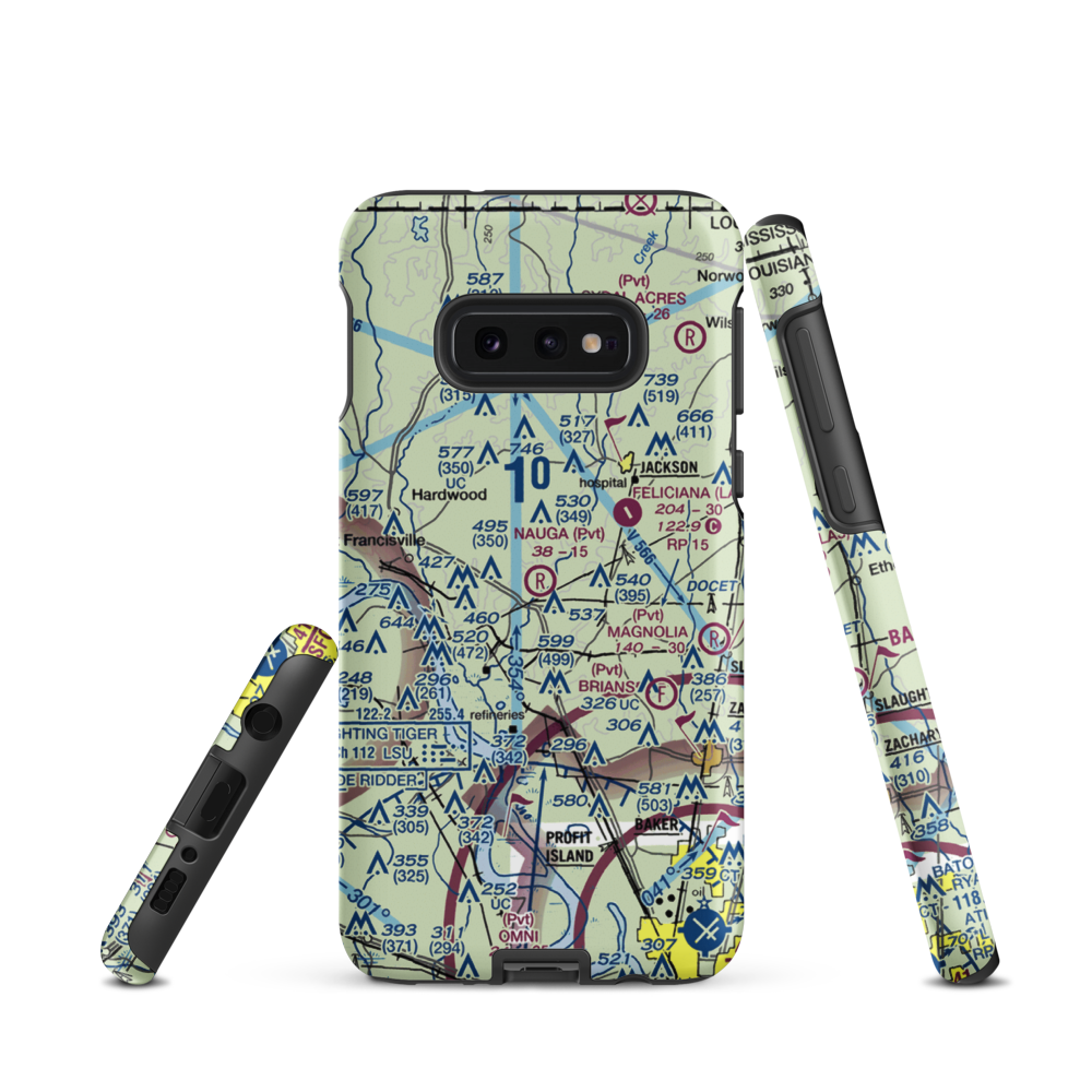 Nauga Field (LS35) VFR Sectional Samsung Phone Case Samsung Galaxy S10e model shown