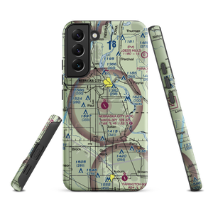 Nebraska City Municipal Airport (AFK) VFR Sectional Samsung Phone Case