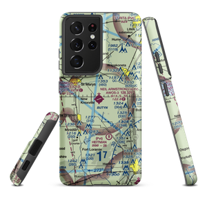Neil Armstrong Airport (AXV) VFR Sectional Samsung Phone Case