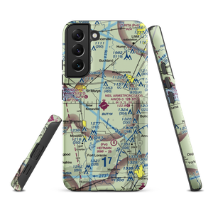 Neil Armstrong Airport (AXV) VFR Sectional Samsung Phone Case