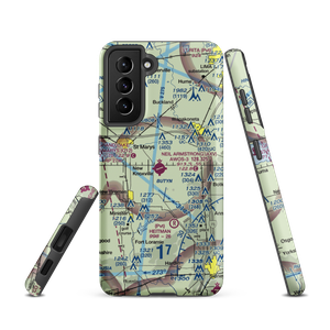 Neil Armstrong Airport (AXV) VFR Sectional Samsung Phone Case