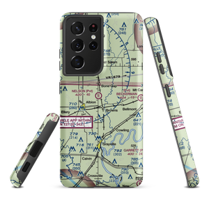 Nelson Private Airport (60IS) VFR Sectional Samsung Phone Case