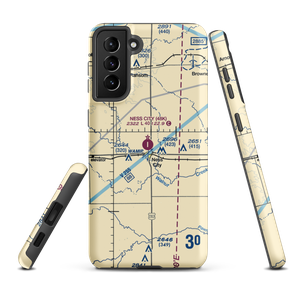 Ness City Municipal Airport (48K) VFR Sectional Samsung Phone Case