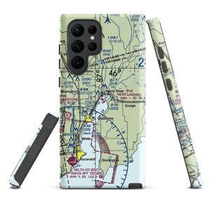 Ness Landing Seaplane Base (3MI9) VFR Sectional Samsung Phone Case