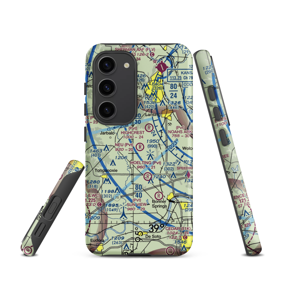 Neu Field (8KS1) VFR Sectional Samsung Phone Case Samsung Galaxy S23 model shown