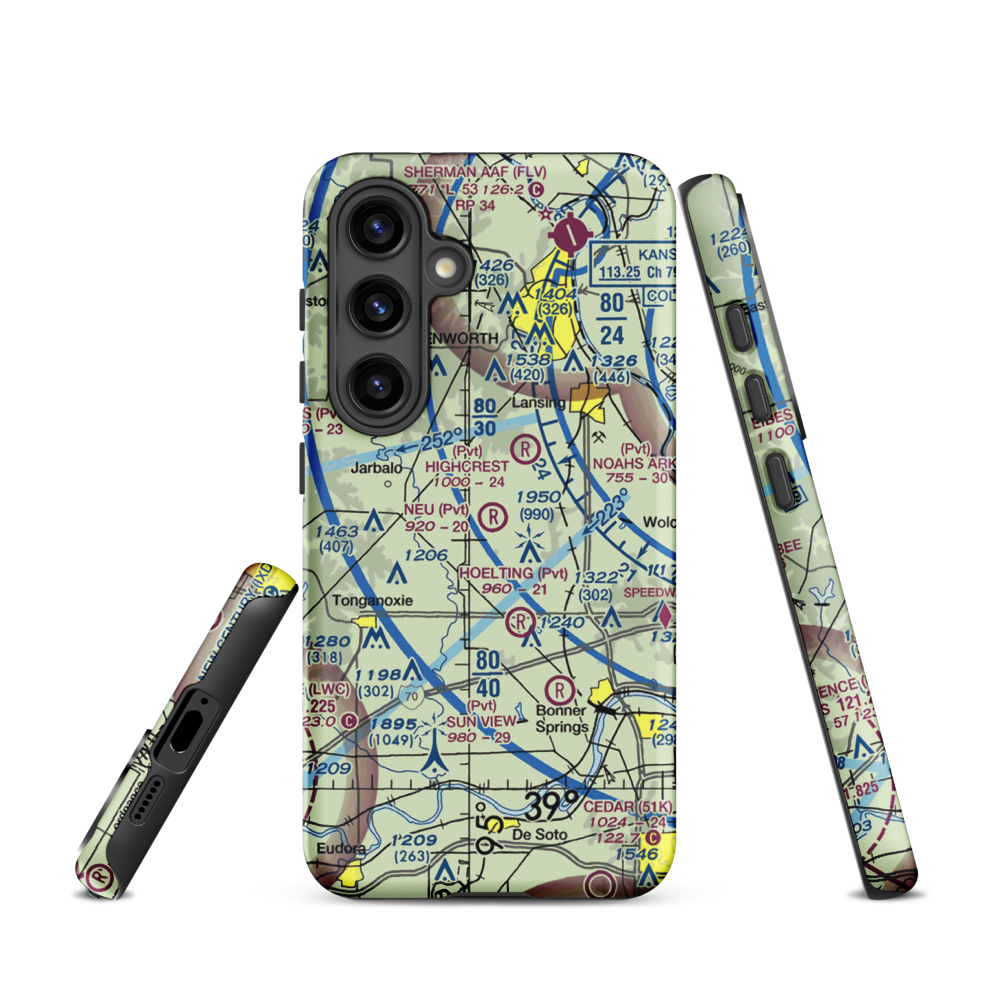 Neu Field (8KS1) VFR Sectional Samsung Phone Case Samsung Galaxy S24 model shown