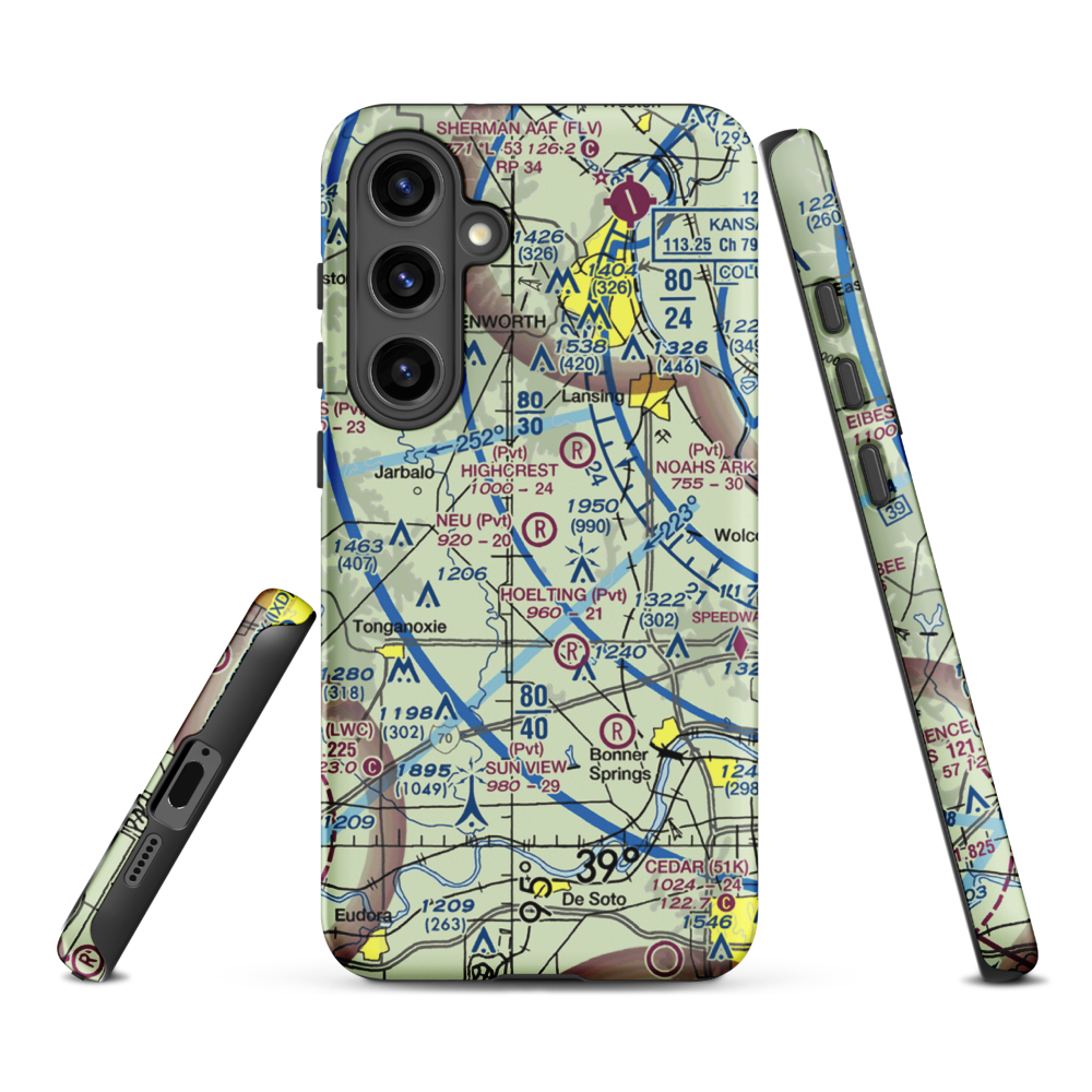 Neu Field (8KS1) VFR Sectional Samsung Phone Case Samsung Galaxy S24 Plus model shown