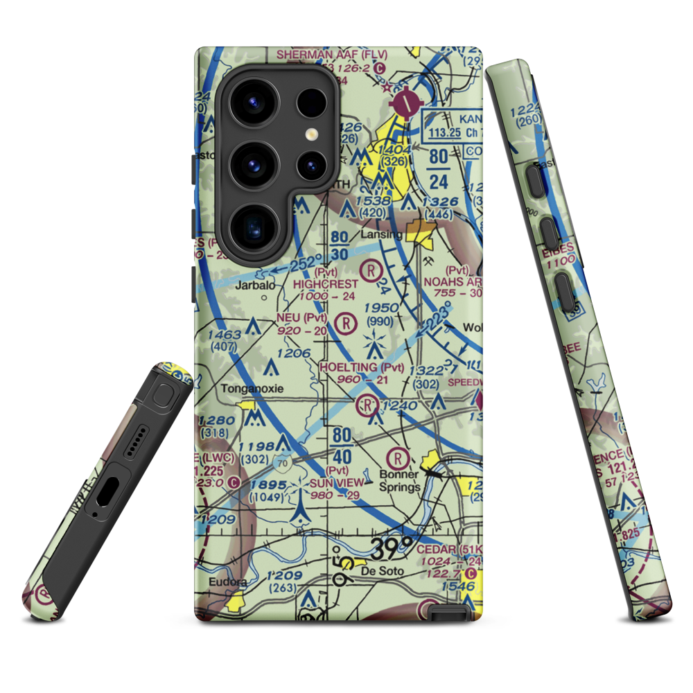 Neu Field (8KS1) VFR Sectional Samsung Phone Case Samsung Galaxy S24 Ultra model shown