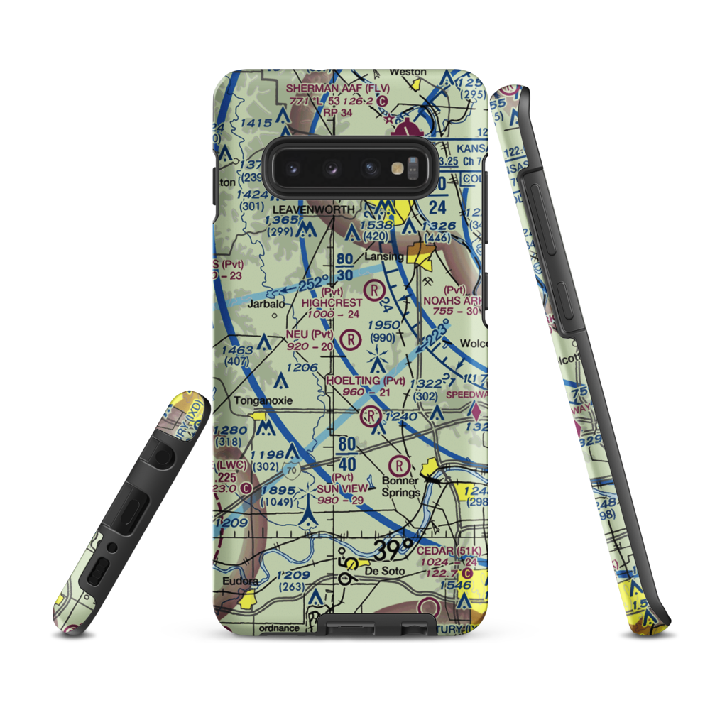Neu Field (8KS1) VFR Sectional Samsung Phone Case Samsung Galaxy S10e model shown