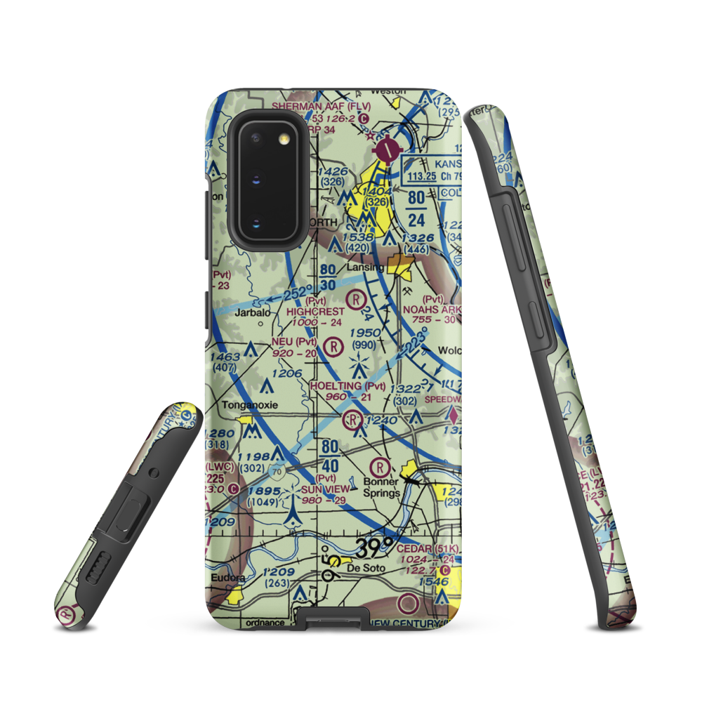 Neu Field (8KS1) VFR Sectional Samsung Phone Case Samsung Galaxy S20 model shown