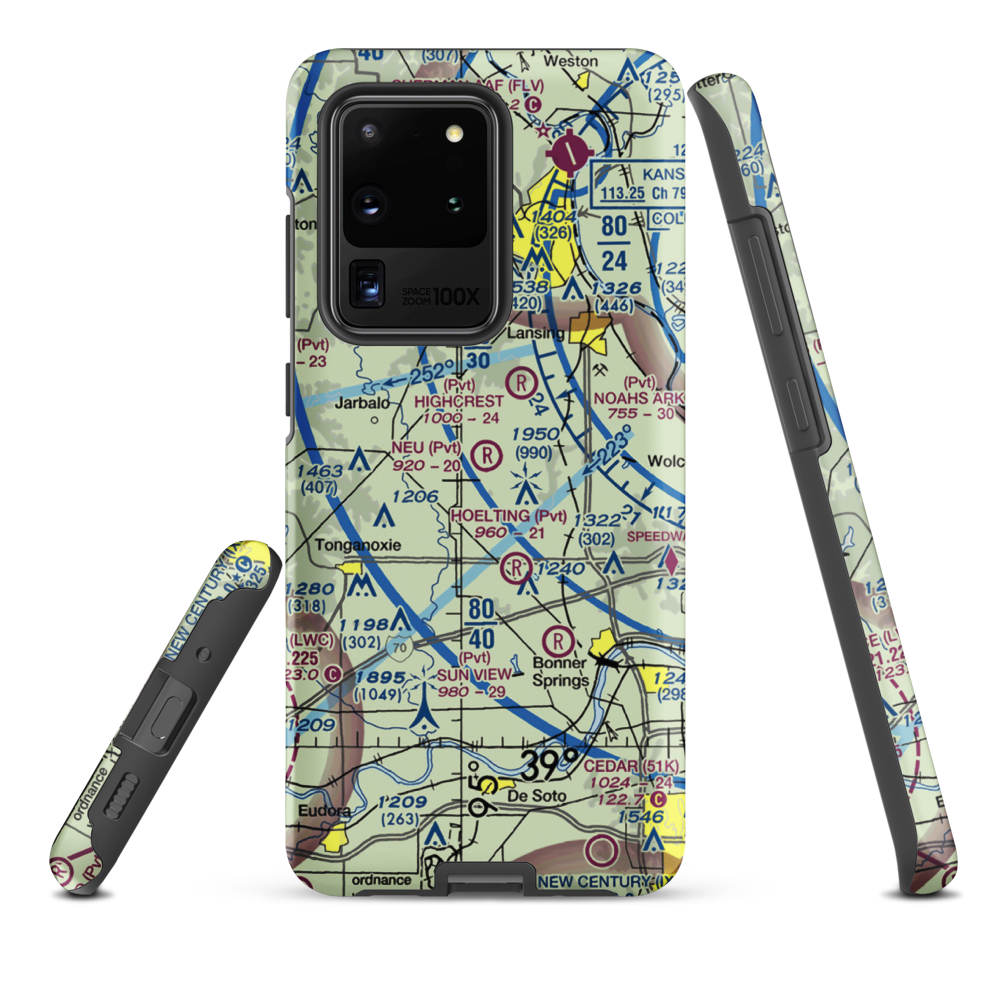 Neu Field (8KS1) VFR Sectional Samsung Phone Case Samsung Galaxy S20 Ultra model shown
