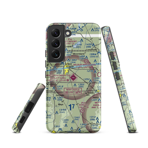 New Castle Henry County Airport / Marlatt Field (UWL) VFR Sectional Samsung Phone Case