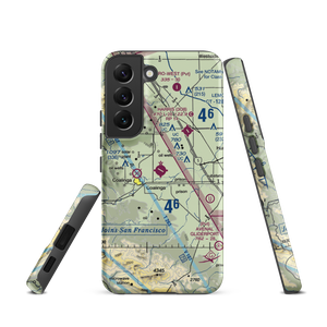 New Coalinga Municipal Airport (C80) VFR Sectional Samsung Phone Case