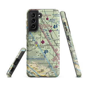 New Coalinga Municipal Airport (C80) VFR Sectional Samsung Phone Case