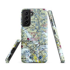 New Quarter Farm Airport (92VA) VFR Sectional Samsung Phone Case