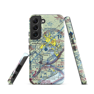 New River MCAS /H/ /Mccutcheon Fld/ Airport (NCA) VFR Sectional Samsung Phone Case