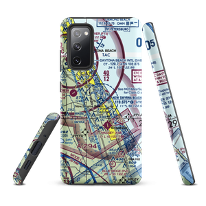 New Smyrna Beach Municipal Airport (EVB) VFR Sectional Samsung Phone Case