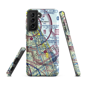 New Smyrna Beach Municipal Airport (EVB) VFR Sectional Samsung Phone Case