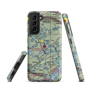 New Tazewell Municipal Airport (3A2) VFR Sectional Samsung Phone Case