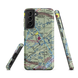 New Tazewell Municipal Airport (3A2) VFR Sectional Samsung Phone Case