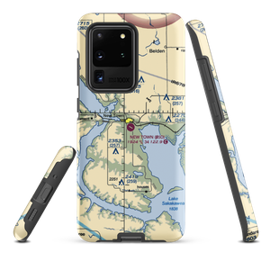 New Town Municipal Airport (05D) VFR Sectional Samsung Phone Case