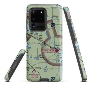 New York Mills Municipal Airport (25Y) VFR Sectional Samsung Phone Case