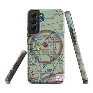 Newton City-County Airport (EWK) VFR Sectional Samsung Phone Case