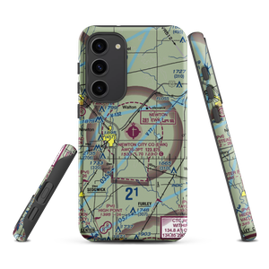 Newton City-County Airport (EWK) VFR Sectional Samsung Phone Case