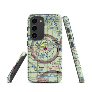 Newton Municipal Airport (TNU) VFR Sectional Samsung Phone Case