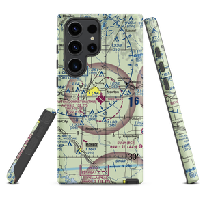 Newton Municipal Airport (TNU) VFR Sectional Samsung Phone Case