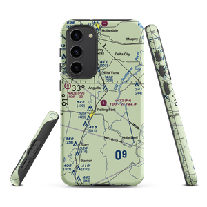 Nick's Flying Service Inc Airport (04MS) VFR Sectional Samsung Phone Case