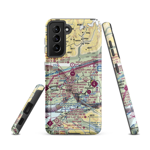 Niklason Lake Estates Airport (3AK2) VFR Sectional Samsung Phone Case